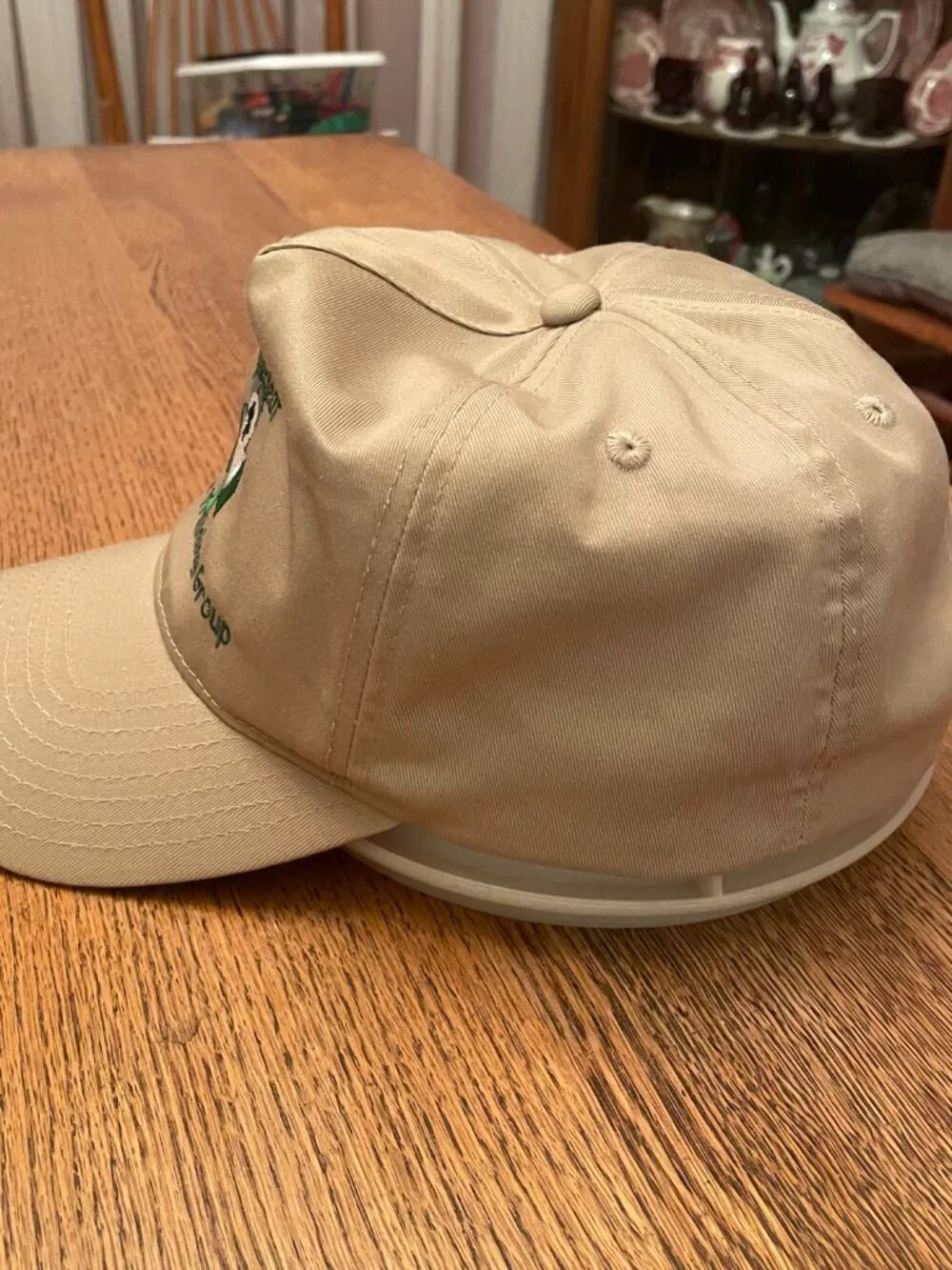 Cloverleaf Firearms Training Group (Idaho) Beige Snapback Baseball Hat Cap